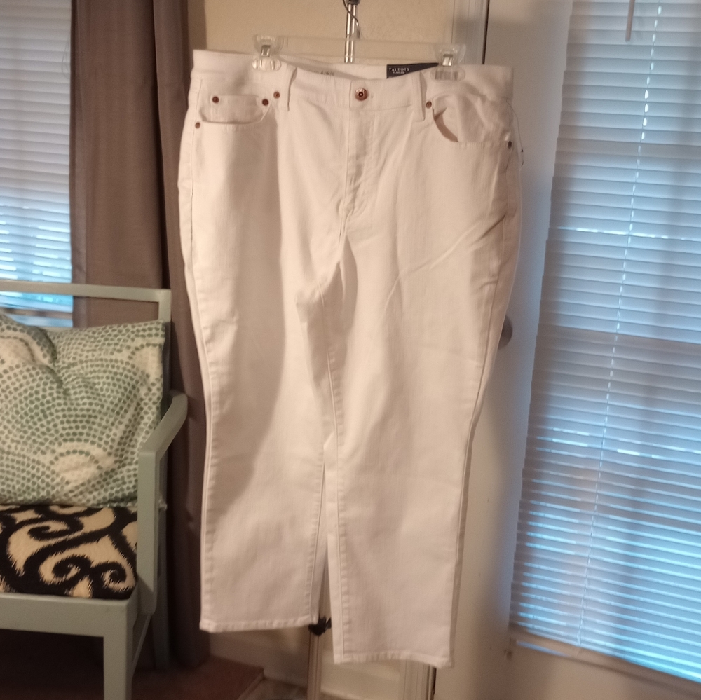 Talbot's 16WP white jeans